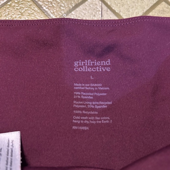Girlfriend Collective Plum Leggings - Picture 6 of 9